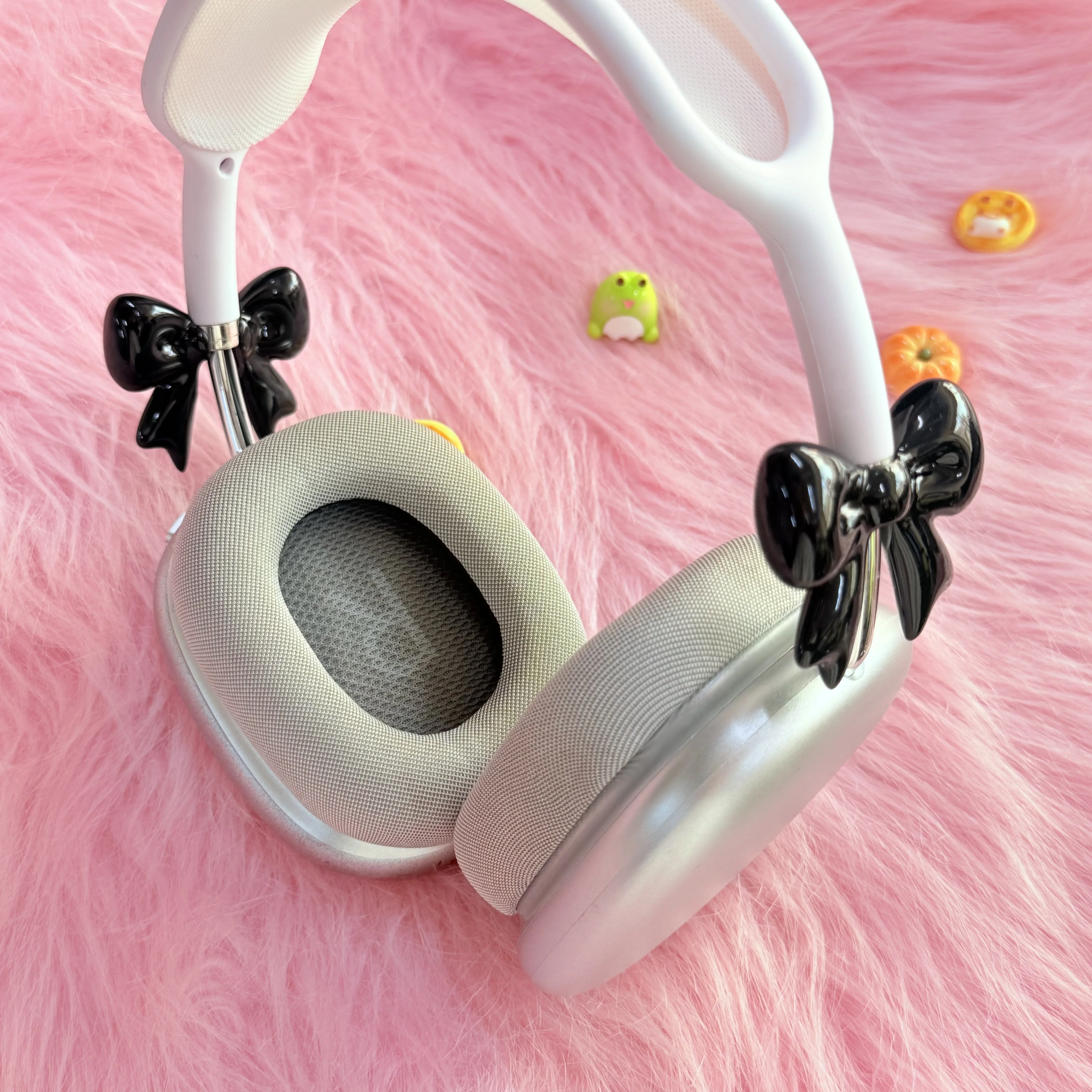 Funda para auriculares Airpods max 1/2, decoración de colgantes para auriculares Y2K para Airpods max, accesorio de réplica, funda para auriculares rosa bonita, regalo - imagen 2