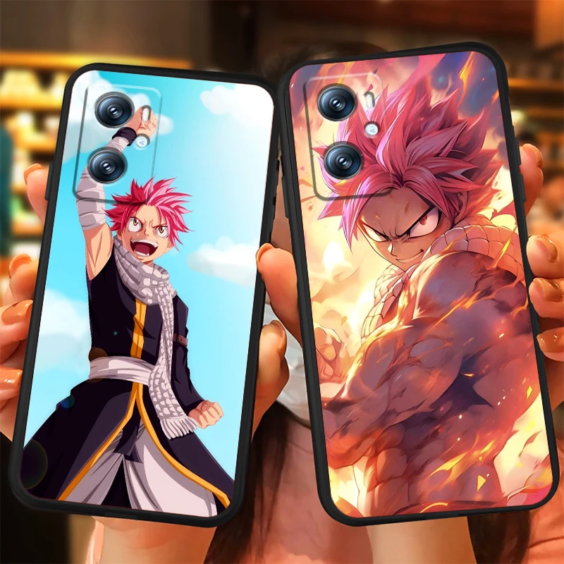 Fairy Tail Anime Movie Cool para OPPO Find X5 X3 X6 A54S A5 A94 A16 A53S A57 A74 A72 A98 A78 A96 A9 5G, funda negra para teléfono - imagen 2