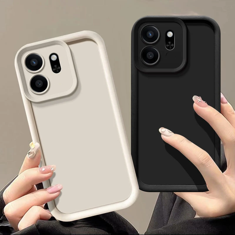 Para Infinix Hot 50i funda Infinix Smart 9 funda de teléfono Infinix Smart 9 HOT 50I cubierta trasera mate protección de sensación de piel a prueba de golpes