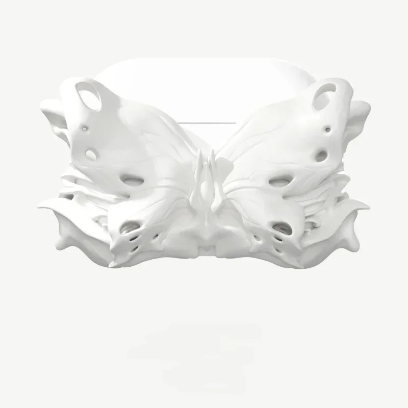 Funda protectora de silicona líquida para Airpods Pro, accesorio Original de mariposa calada, regalo Y2K - imagen 3