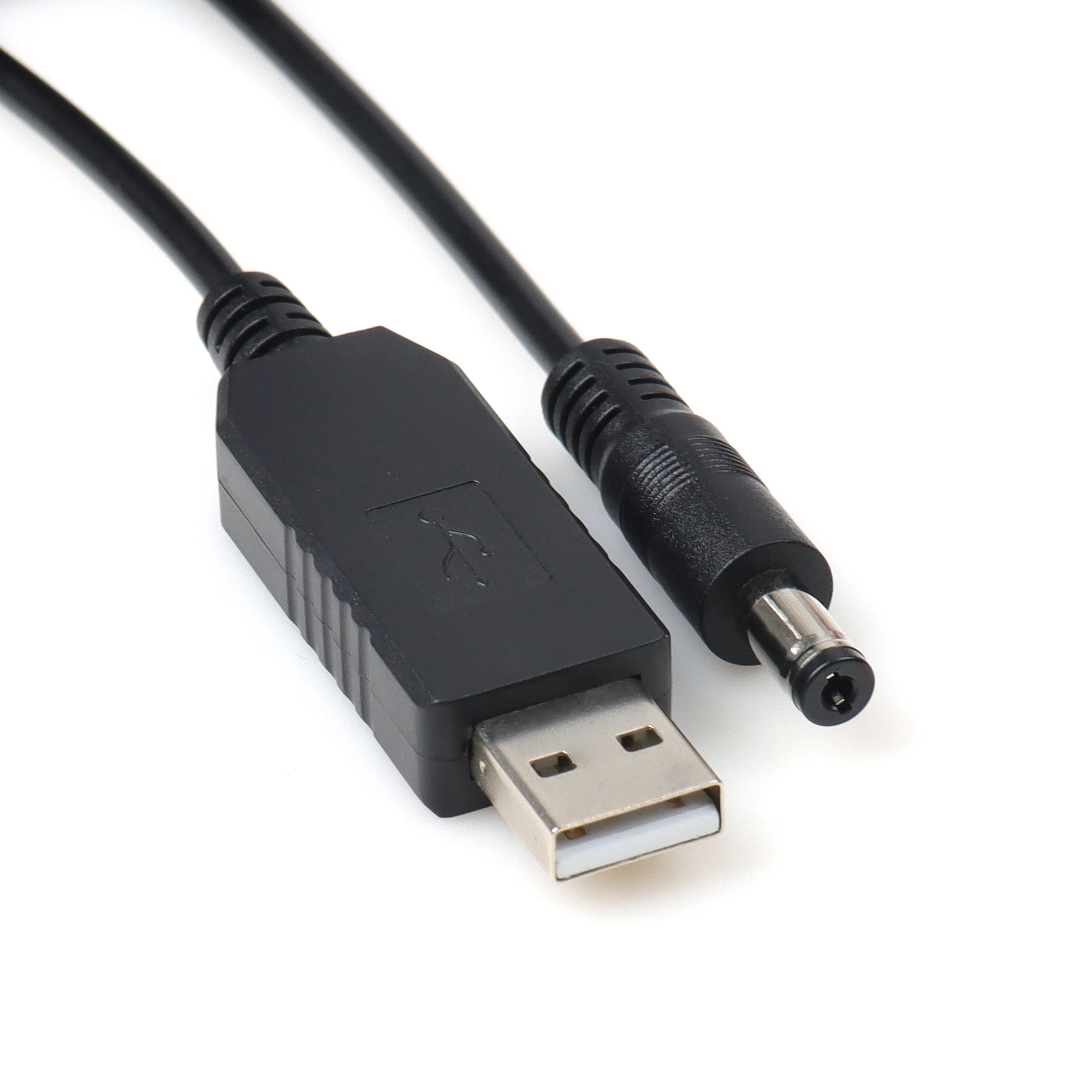 【LANO】Cable de refuerzo de cable USB a DC5521, convertidor de potencia USB de 5v a 12v 9V, cable de enrutador Wifi de refuerzo, 1 metro de largo, fácil de operar