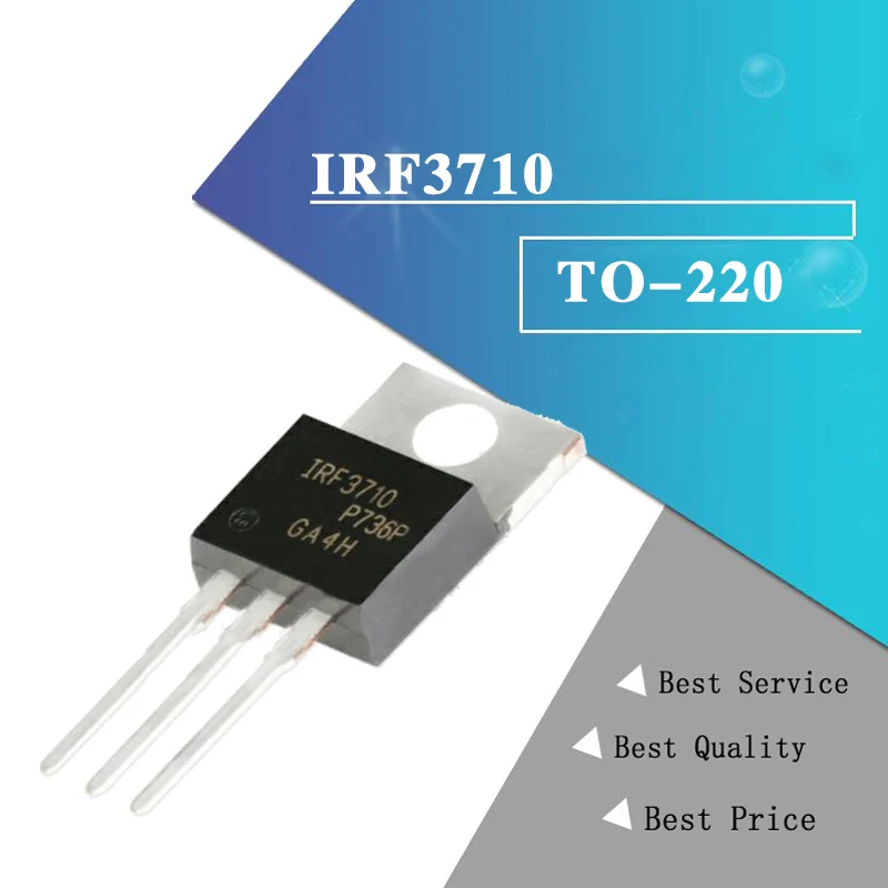 10 piezas, IRF3205PBF, IRF3205 TO-220, MOSFET, IRF3710, IRF3808, IRF4905, IRF5210, IRF5305, IRF8010, IRF3710PBF, IRF3808PBF, IRF4905PBF, IRF3708 - imagen 2