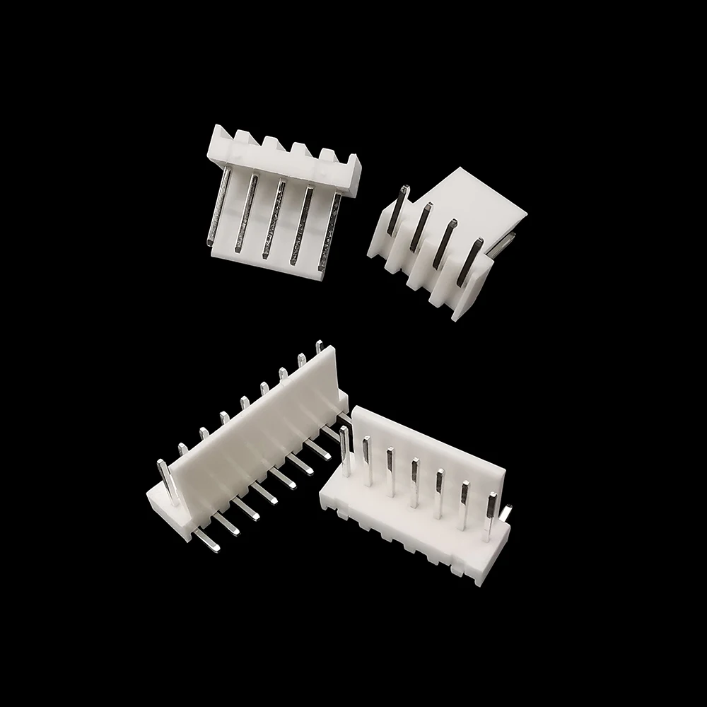 Conector de cabeza de Pin macho, piezas de aguja recta/curva, 100mm, 2P, 3P, 4P, 5P, 6P, 7P, 8P, 9P, 10 pines, 2,54 KF-2510 - imagen 3