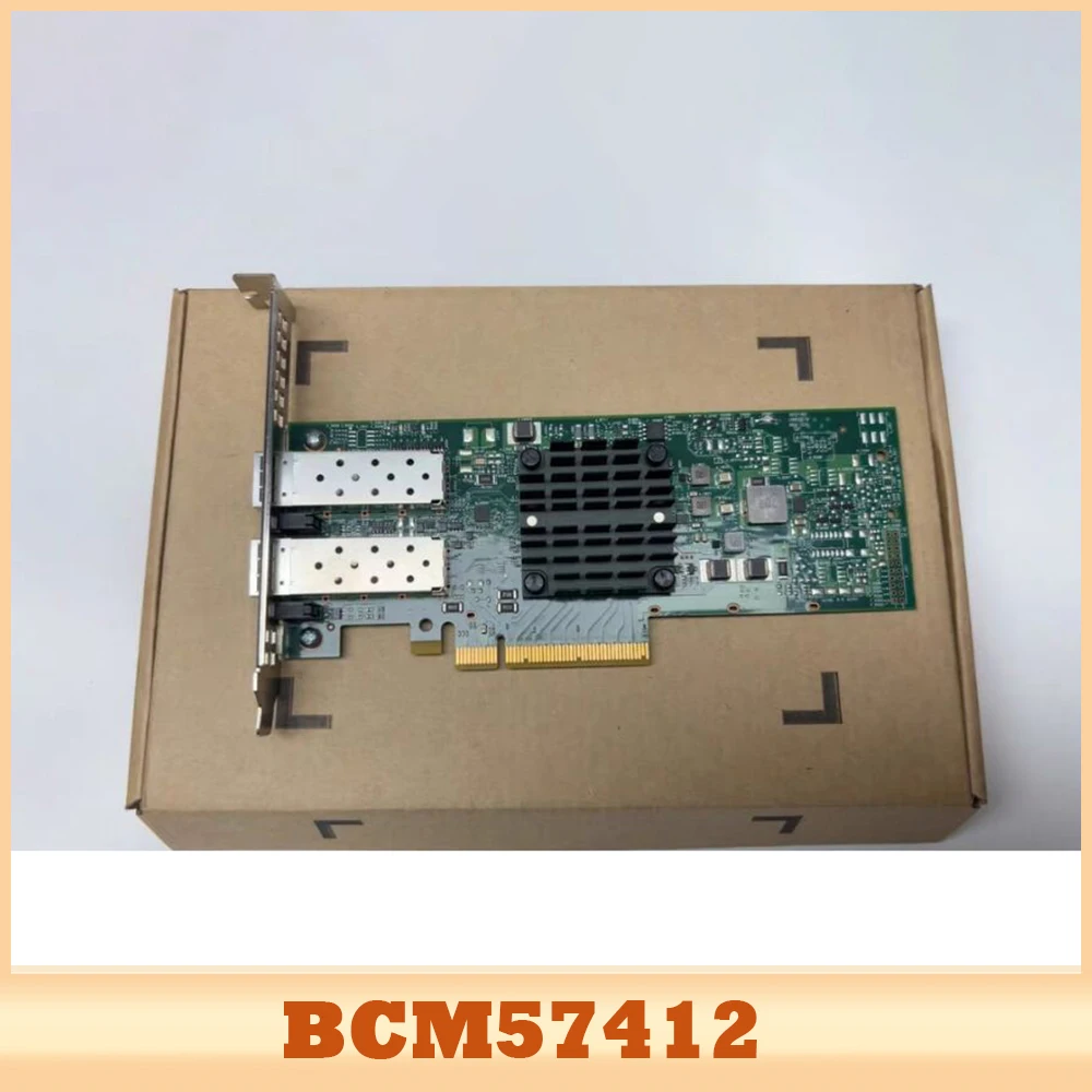 BCM957412A Tarjeta de red de 10 Gigabit de doble puerto BCM57412 GMW01 YR0VV - imagen 2