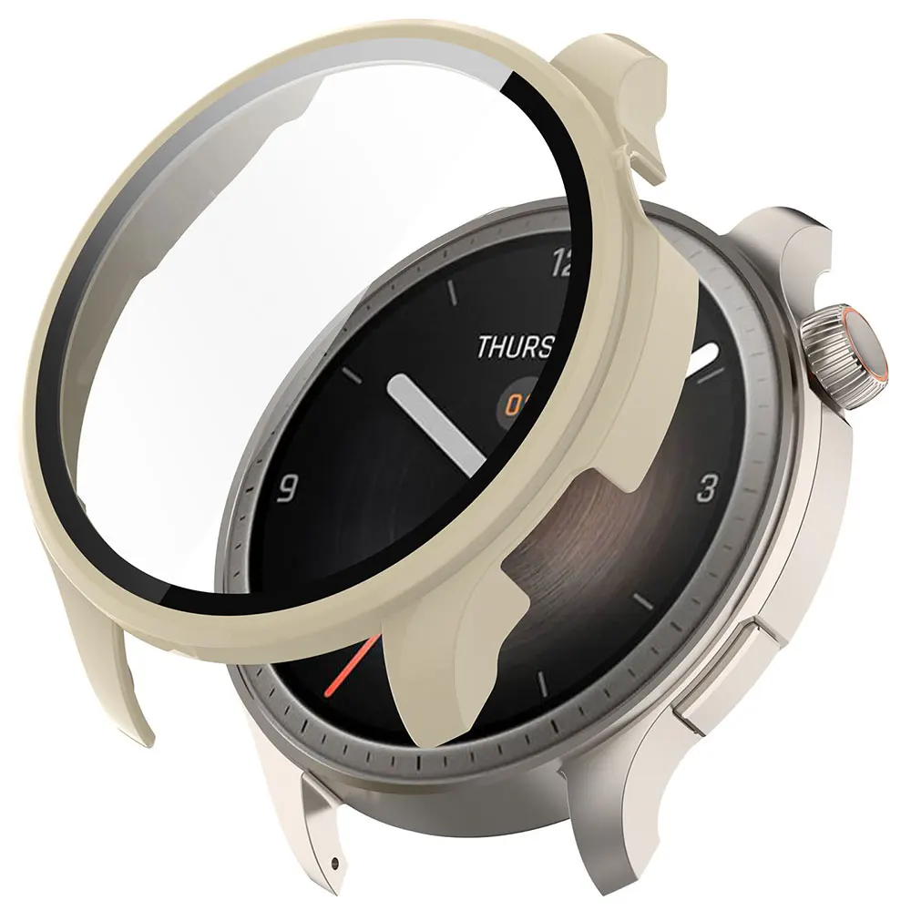 Película de vidrio + funda para Amazfit Balance PC, funda protectora de parachoques integral + Protector de pantalla para Amazfit Balance A2286 - imagen 5