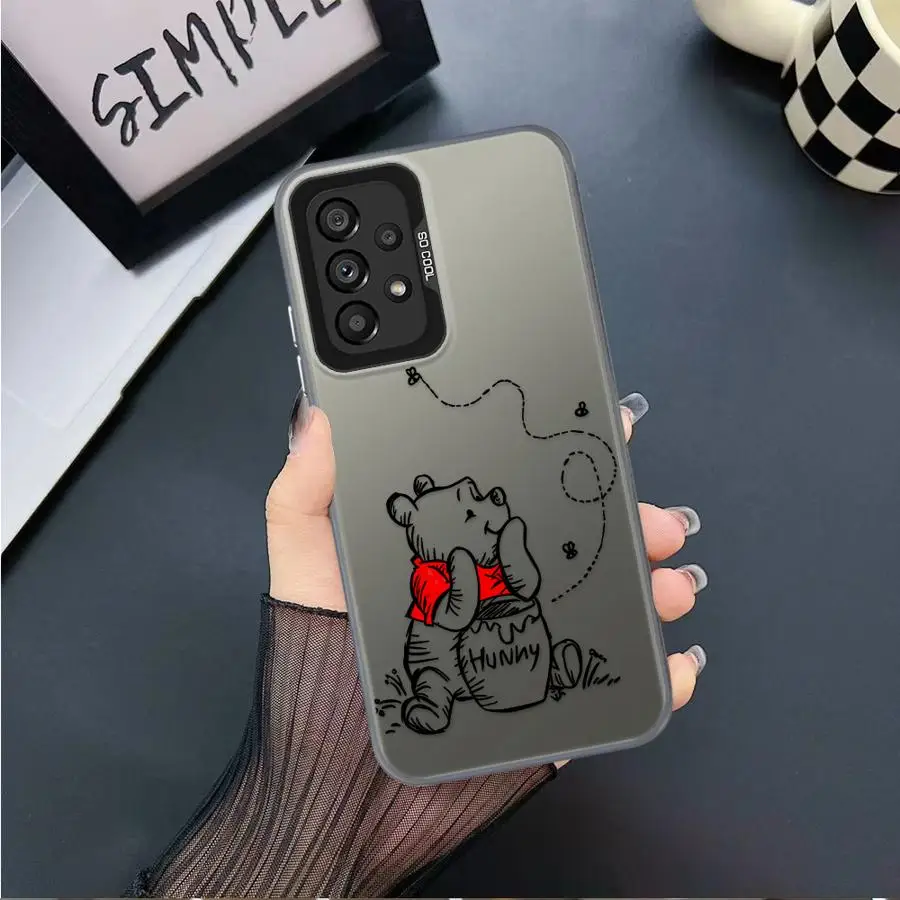 Funda para Samsung para Galaxy A22 A16 A34 A14 A12 A13 A15 A25 A24 A23 A32 funda blanda Disney Winnie The Pooh - imagen 4