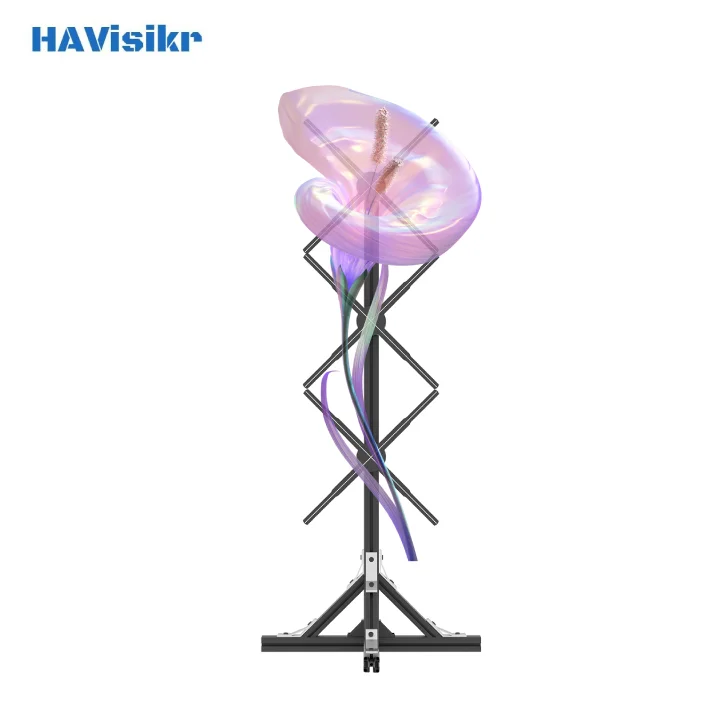 Tamaño completo 3D Otros equipos de publicidad Empalmando ventilador LED Video Pared Proyector holográfico Ventilador holográfico 3D