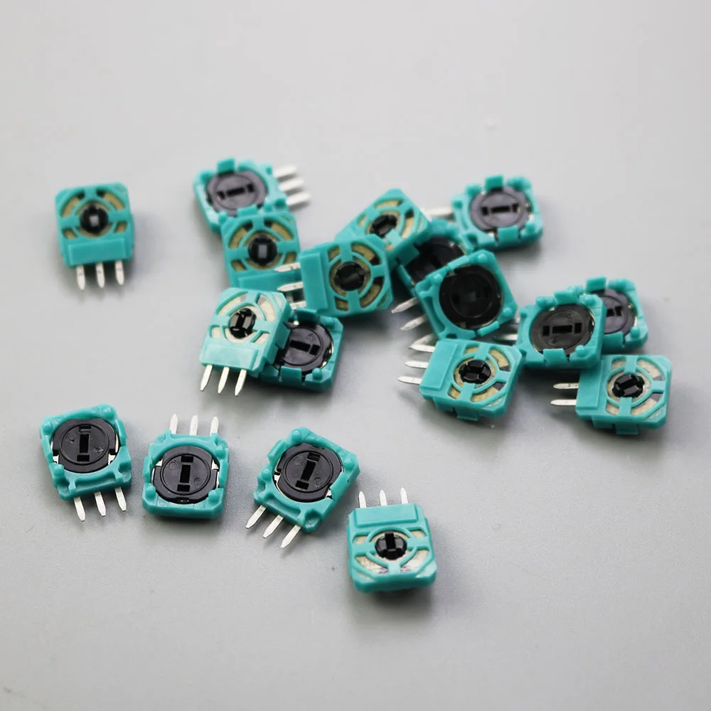 YUXI 1 pieza Sensor de microinterruptor analógico 3D para controlador PS4 PS5 potenciómetro de resistencias de eje de palanca de pulgar 3D para Xbox One - imagen 2