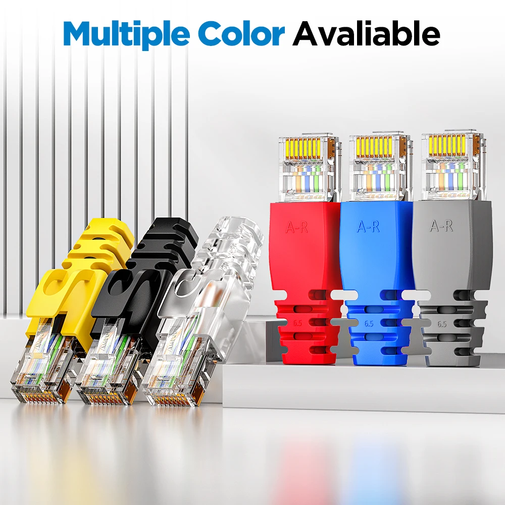 AMPCOM Cubiertas protectoras RJ45 CAT5/5e/6 - Plástico - imagen 4