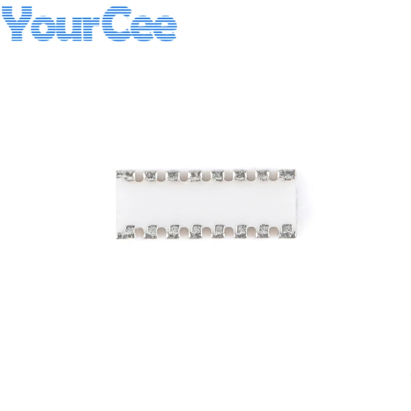 Resistencia de red SMD Array 0 ~ 100K, 0 ~ 1606 K, 0 10, 22, 33, 47, 0402, 100, 100, 120, 220, 330, 1K, 470 K, 2,2 K, 3,3 K, 4,7 K, ohm, 100 piezas - imagen 2