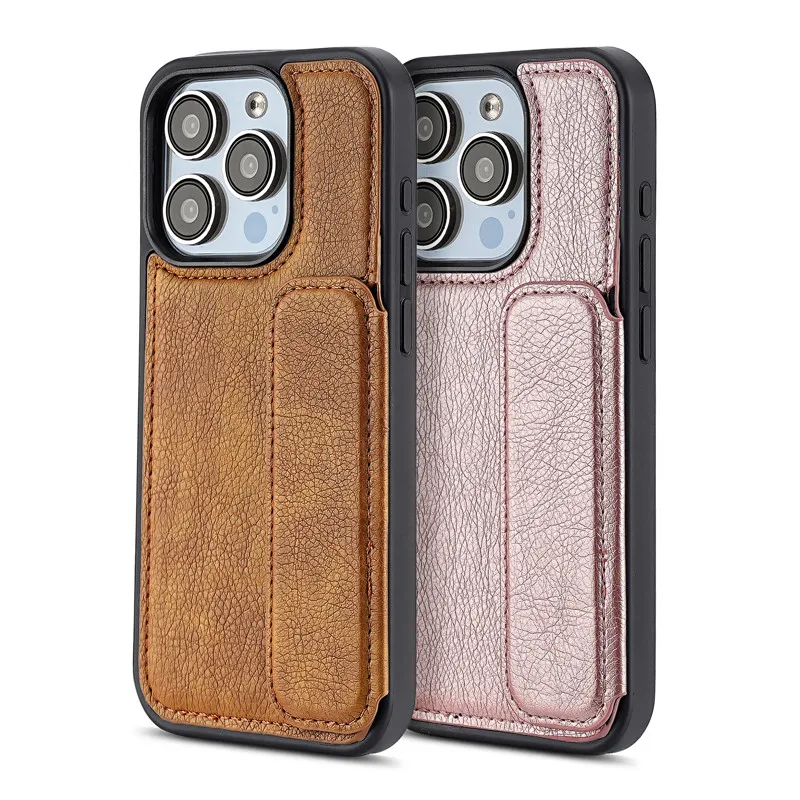 Para iPhone14 15 16 Pro Max, iPhone 14 13 funda ELVEV P08 serie Vintage PU cuero PC ranura para tarjeta cubierta de teléfono - imagen 5