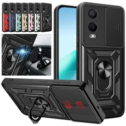 Funda armadura OnePlus Nord CE 4 Lite 5G con anillo protector de lente