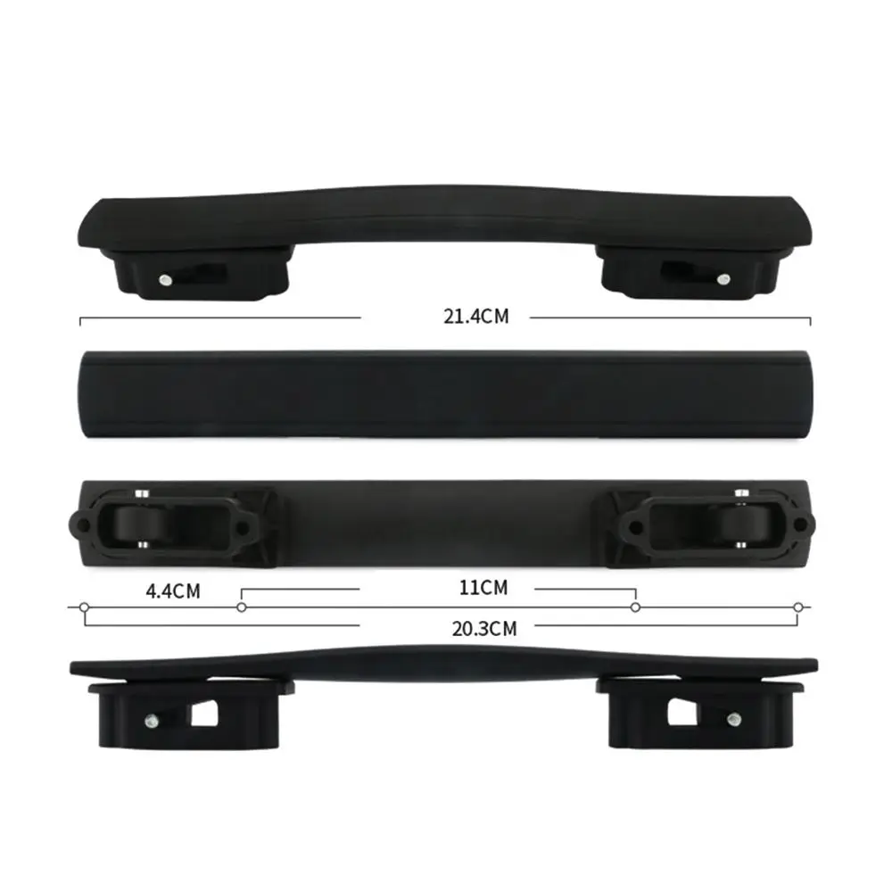 Asa de equipaje, manija de carrito, manija de maleta, mango de bolsa, reemplazo Universal, accesorios para bolsa de equipaje negra de viaje - imagen 2