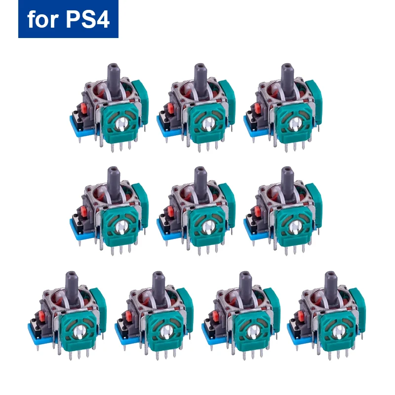 Módulo de Sensor de Joystick analógico 3D, potenciómetro, Thumb Stick para Sony PlayStation 4, PS4 Pro, piezas de reparación de controlador, 5 piezas, 10 piezas