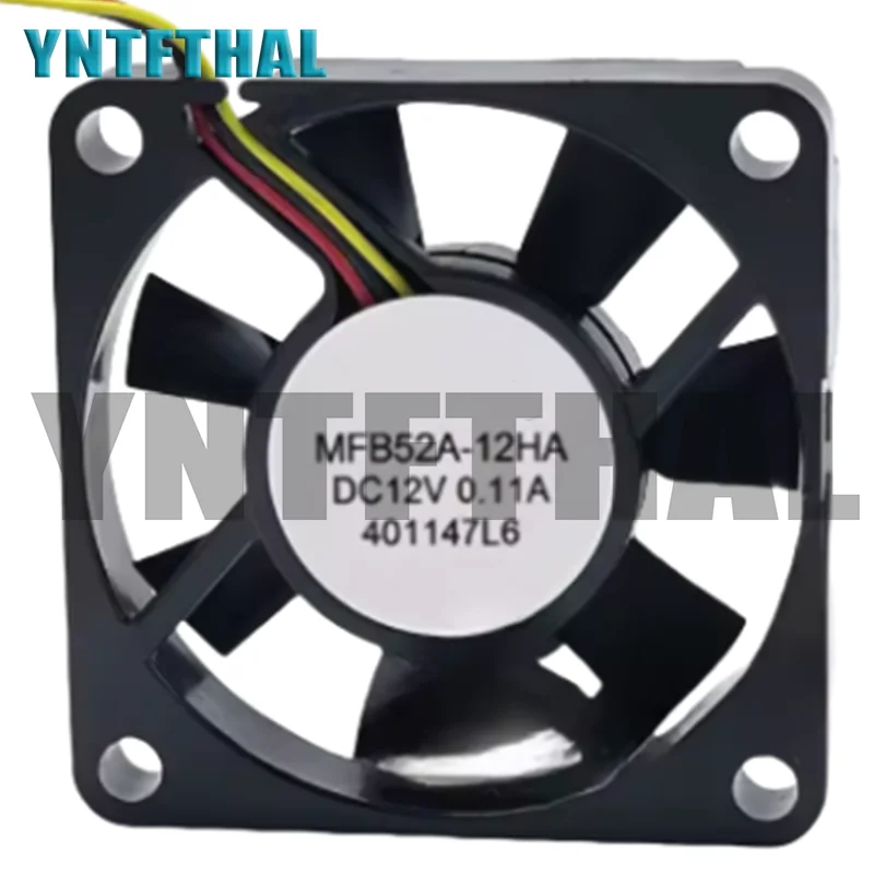 Nuevo MFB52A-12HA-001 12V 0.11A ventilador de refrigeración de 3 cables