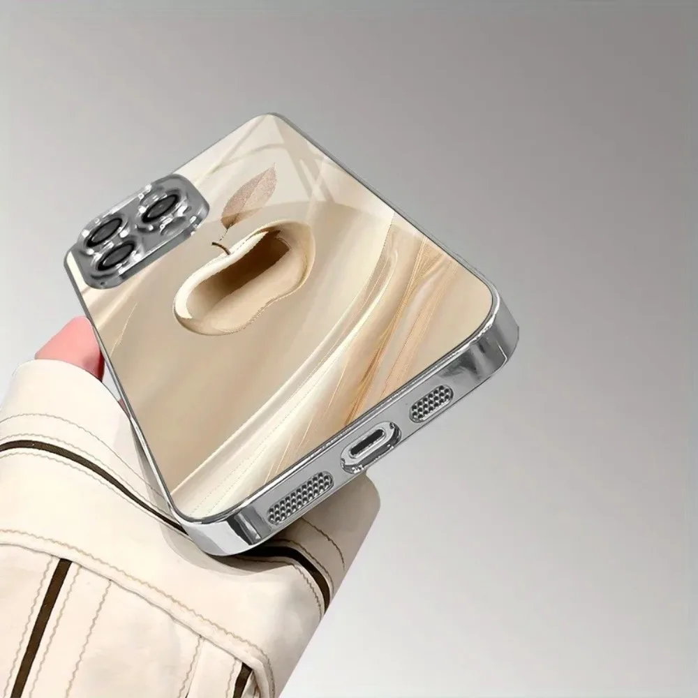 Para iPhone funda para X/XS /XS MAX/XR / 11/12/13/14/15/16/17 Pro MAX para Apple Diamond amarillo vidrio templado galvanizado - imagen 3