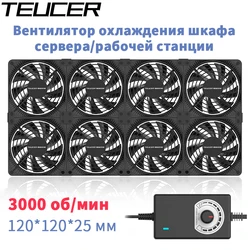 TEUCER Ventilador para servidor 220 V 3000 rpm