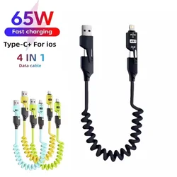 Cable USB-C 4 en 1 de Carga Rápida 65 W y Datos