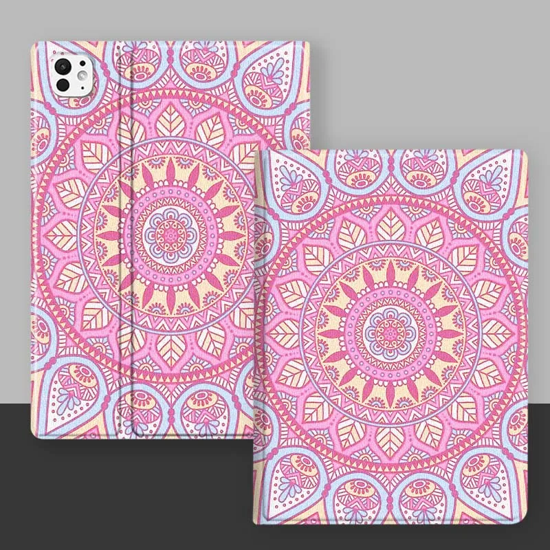 Cool Hot Mandala de lujo para iPad Pro Mini 1 2 3 4 5 6 7 7ta generación 12,9 10,5 13 11 7,9 8,3 M4 pulgadas funda para tableta - imagen 3