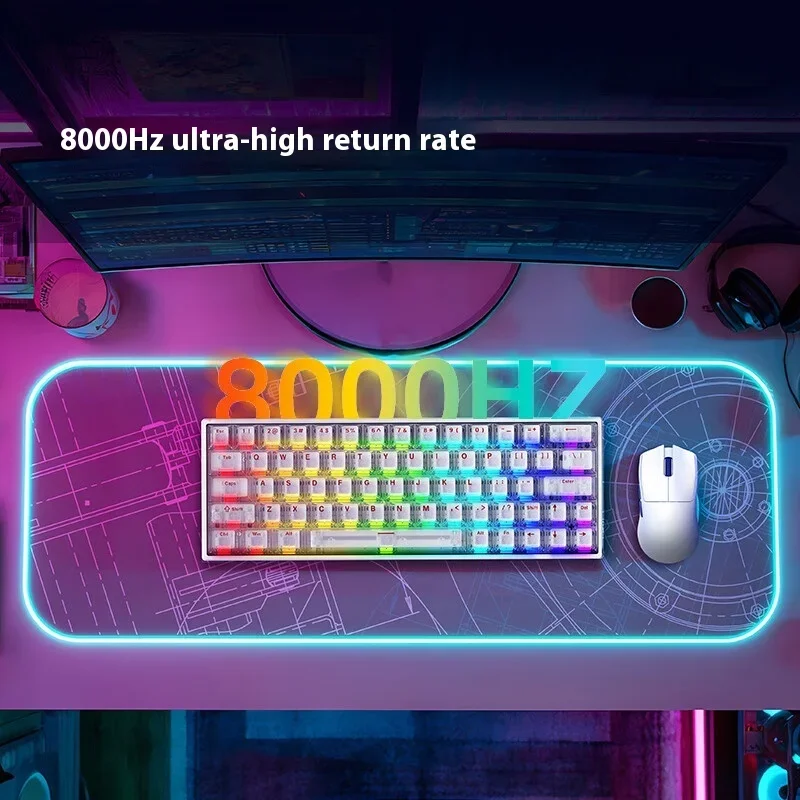 이록 ND63 울트라 MAX 게이밍 키보드 정밀 홀 이펙트 0.001mm RT 정확도 8kHz 폴링 레이트 다이내믹 SOCD MT TGL 핫 스와퍼블 - imagen 5