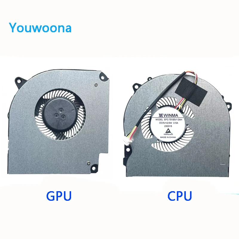 Ventilador de refrigeración GPU para ordenador portátil, dispositivo para MACHENIKE, T58-V, T58-VB, T58-VA2, nuevo y ORIGINAL