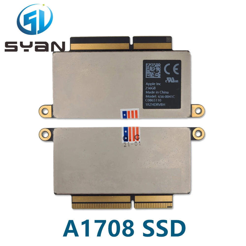 Unidad de estado sólido A1708 para Macbook ssd 2016, 2017, 128GB, 256GB, 512GB, 1TB