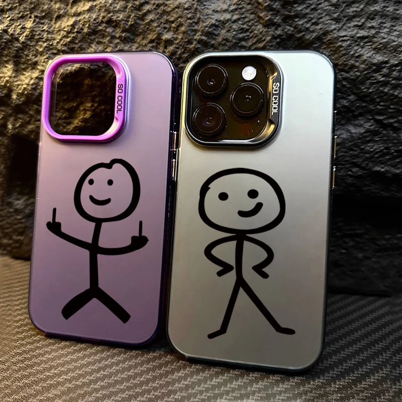 Funda de teléfono básica de TPU con diseño de Matchman de dibujos animados para iPhone 17 16 14 13 12 11 15 Pro Max 16 Plus 17 Air 16E cubierta de parachoques a prueba de golpes