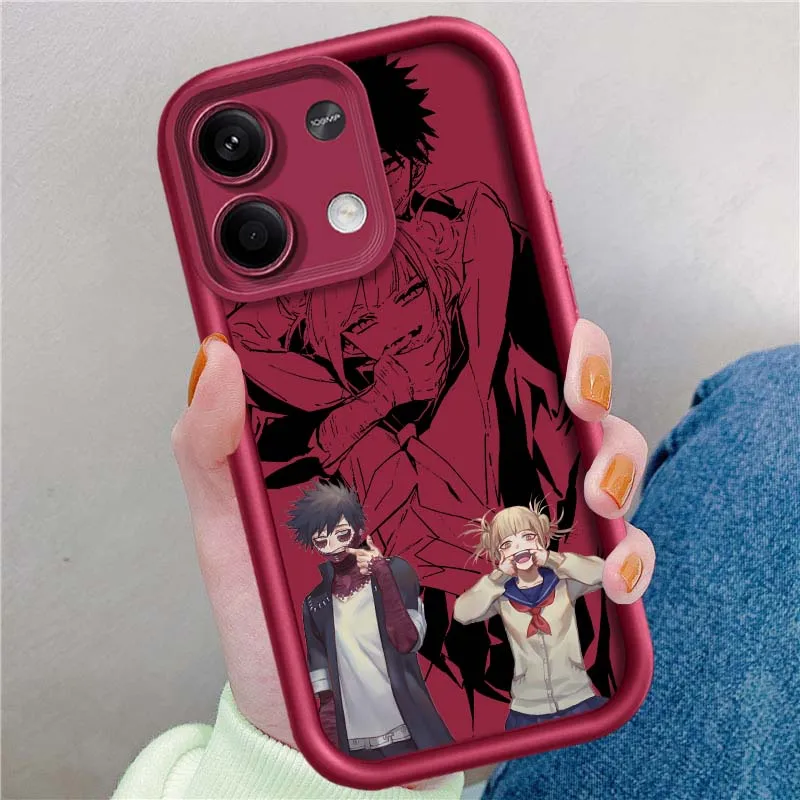 Funda de Anime Dabi y Toga para Redmi Note 14 13 12 11 12R 12R 11T Pro Speed Plus 5G, funda de teléfono con escalera ocular - imagen 5