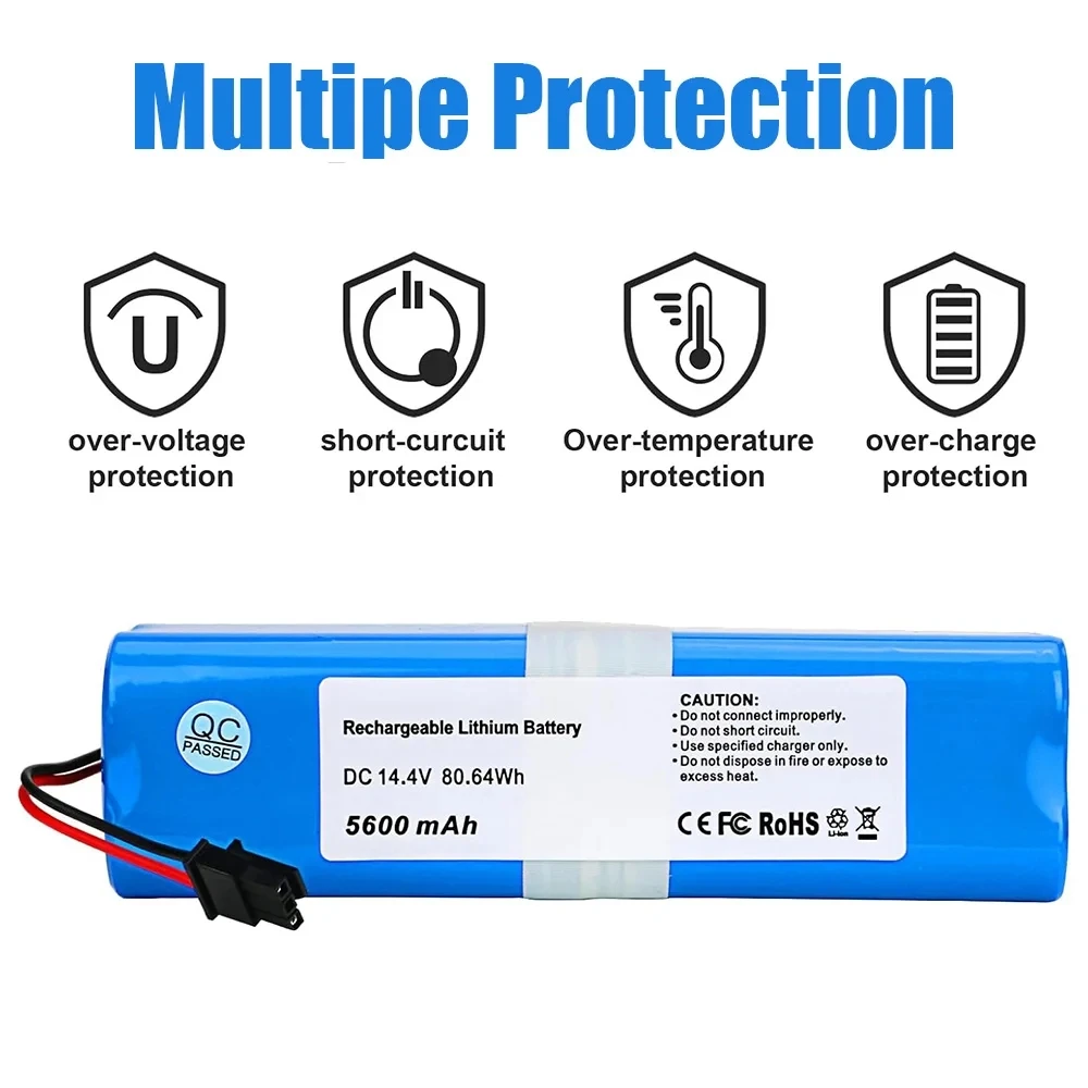 SKOWER 6400mAh batería de aspiradora para Eufy RoboVac L10 L70 híbrido T2190 Robot X8 Pro SES Qihoo 360 S9 X90 X95 - imagen 4