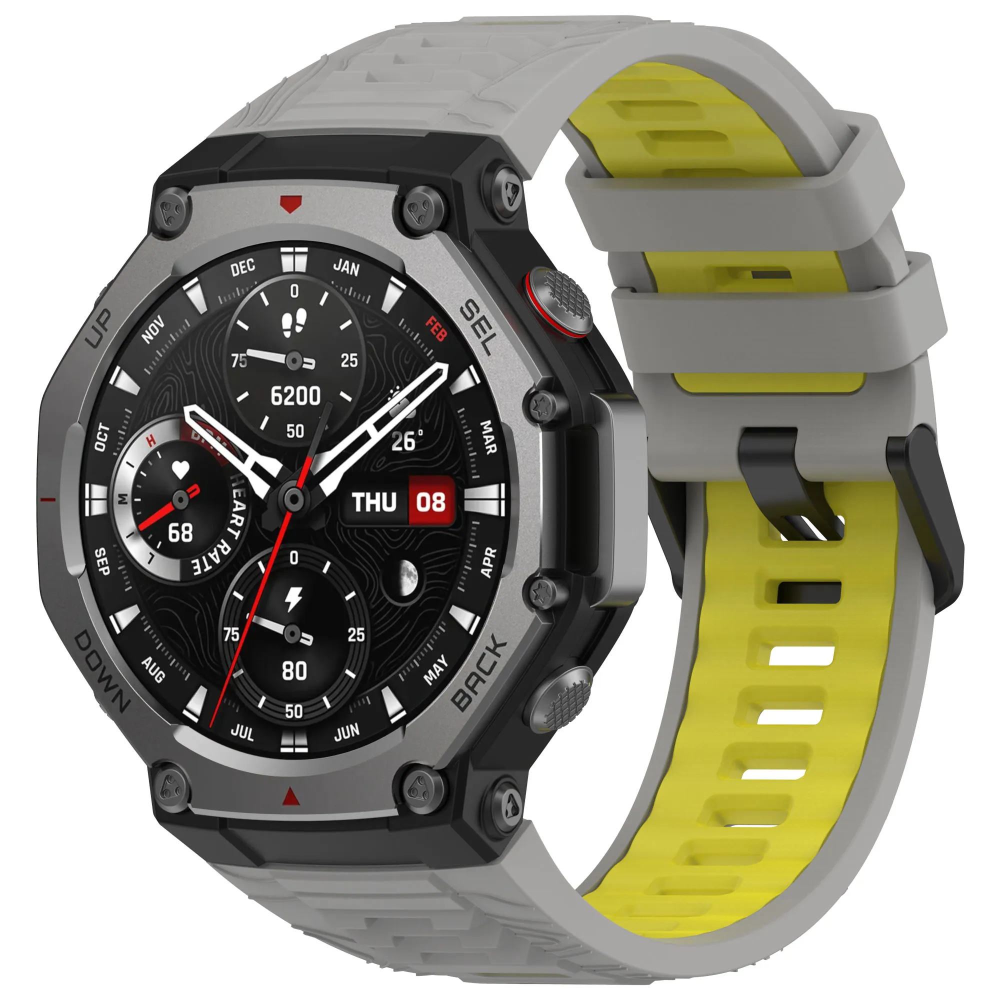 Correa de silicona para reloj Huami Amazfit T-Rex 3 de dos colores - imagen 4