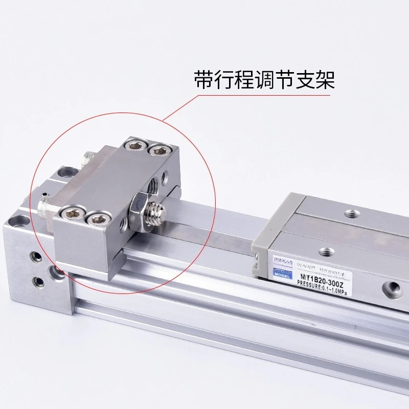 Cilindro MY1B16-100 MY1B20-200 MY1B25-300 MY1B32-400 MY1B40-500 Tipo SMC Mecánico sin Vástago MY1B40-600 MY1B16-700 MY1B20-800 - imagen 4