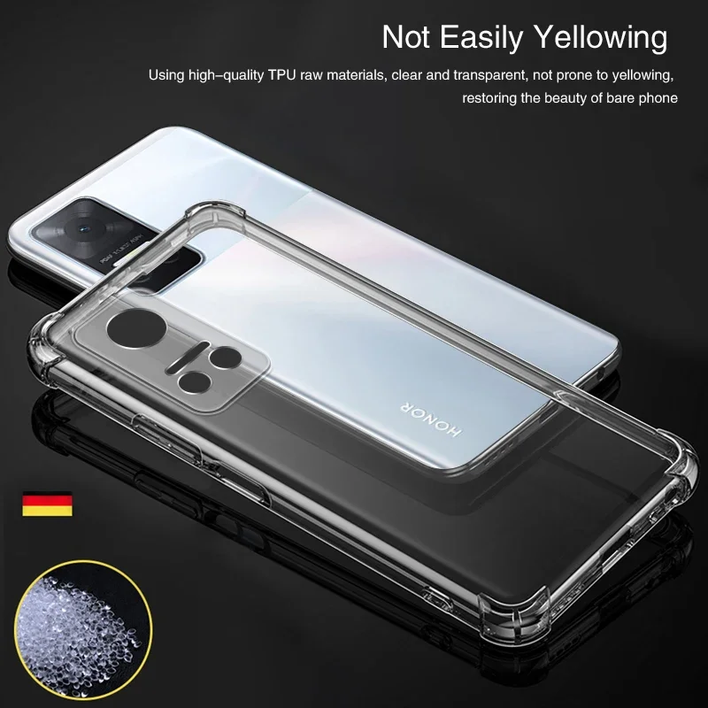 Funda Silicona Transparente Honor Play 6T/6C/6T Pro Ajuste Perfecto - imagen 4