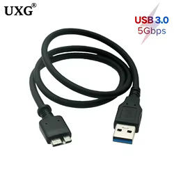 Cable corto USB 3.0 Micro-B a USB-A para disco duro Samsung