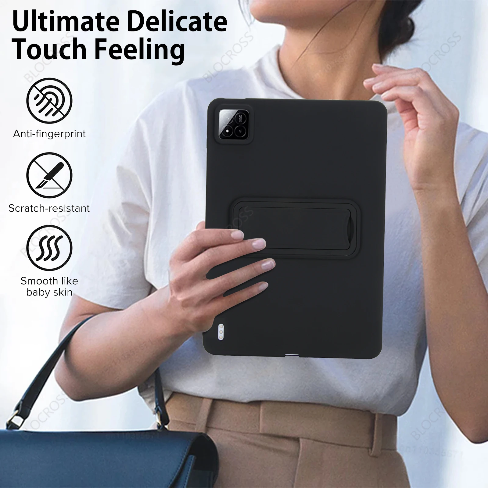 Funda para tableta RedMi Pad SE de 8,7 pulgadas SE 11 "para Xiaomi Mipad 5 11 Pro 6 11 Pro 7 Pro 11,2 soporte trasero duro - imagen 3