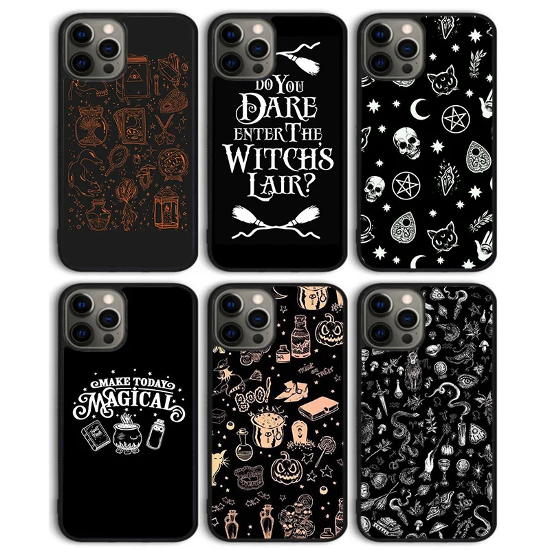 Funda trasera para teléfono Witch Magic para iPhone 17 Air 16 15 14 13 11 12 Pro Max Plus
