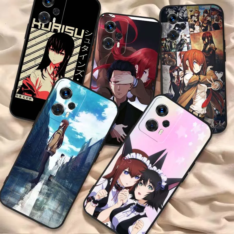 Kurisu Makise Anime cubierta para Motorola G86 G85 G84 G75 G73 G72 G56 G55 G54 G41 G35 G34 G31 G23 G15 G13 G05 G04 funda de teléfono