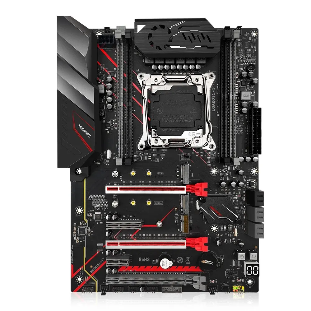 MACHINIST X99 placa base Xeon E5 2680 V4 LGA 2011-3CPU Combo DDR4 16GB RAM Kit Set MR9A PRO MAX cuatro canales USB3.0 - imagen 4