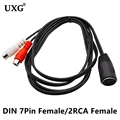 Conector Hembra 7P a 2RCA F