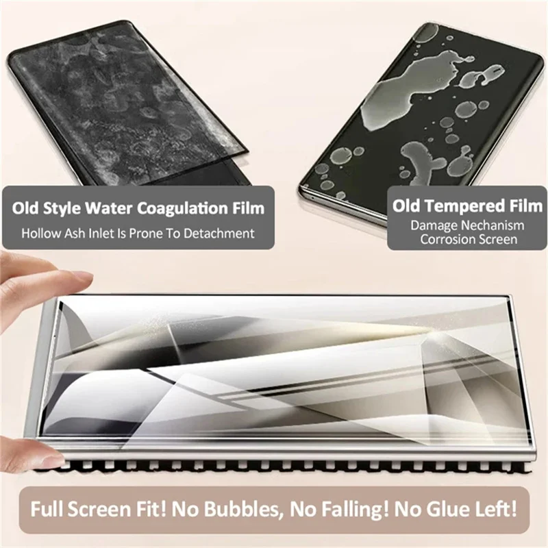 4Pcs Screen Protector For Samsung S25 S24 S23 S22 S21 S20 Ultra Plus Hydrogel Film For Samsung S25 Edge S24 S23 S21 S20 FE Film - imagen 4