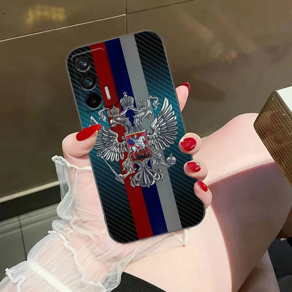 Funda de teléfono personalizada con emblema de banderas rusas para Realme C75 C65 C63 C55 C53 C35 C33 C30 C21Y C21 C20 C15 C11 GT NARZO 50 50I Funda - imagen 4