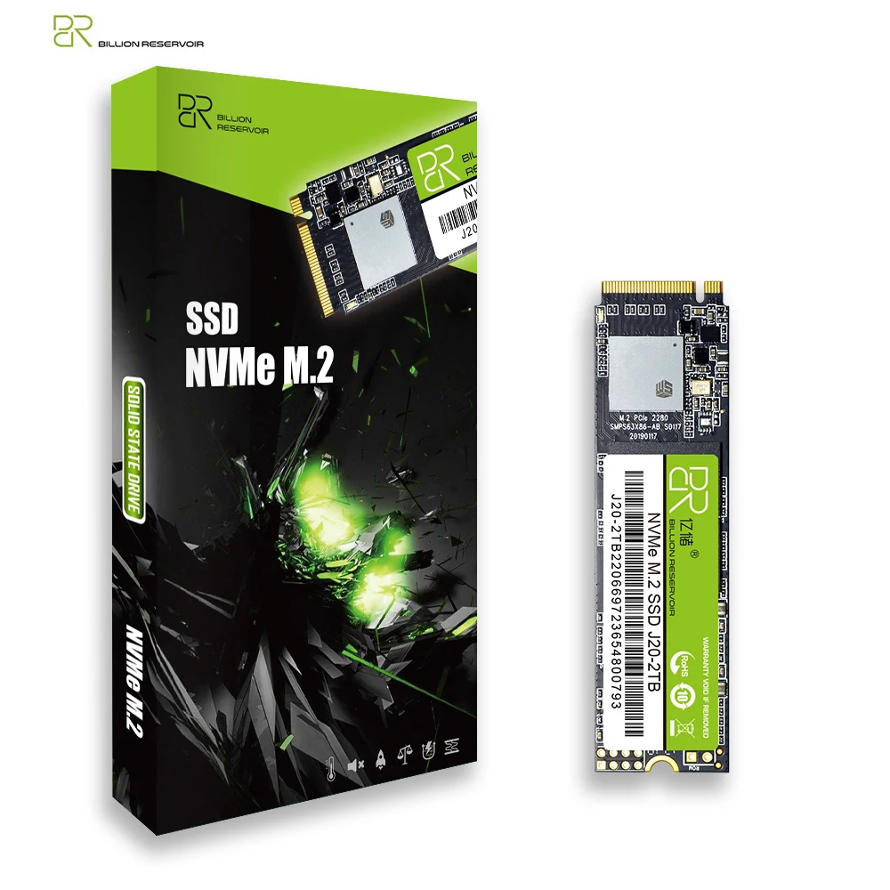 BR SSD 512GB 1TB NVMe M2 PCIe3 * 4 SSD Unidad de estado sólido M.2 2280 Disco duro Disco de estado sólido interno para computadora portátil de escritorio - imagen 5