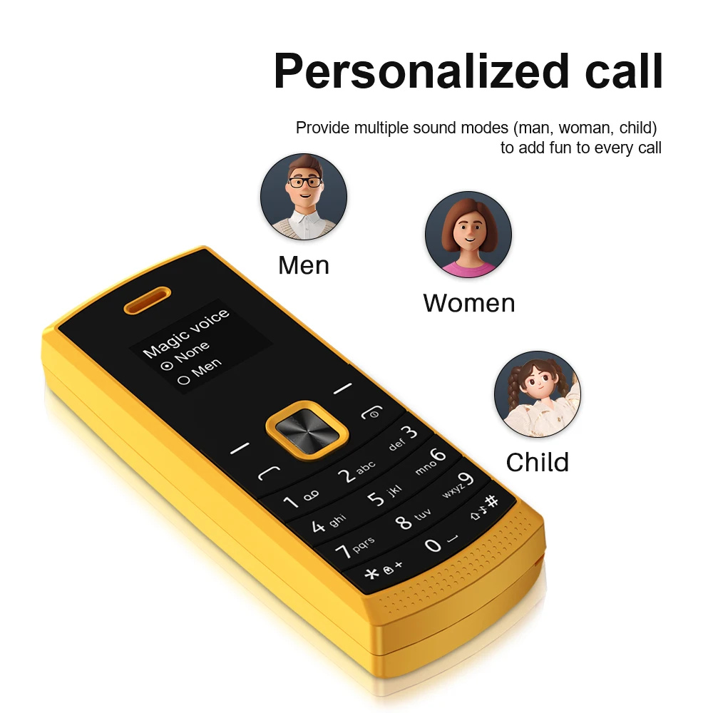 SERVO BM01 El teléfono móvil más pequeño 2 SIM en espera Voz mágica Velocidad Dial Bluetooth Grabación de llamadas Mini función de respaldo Teléfono - imagen 4