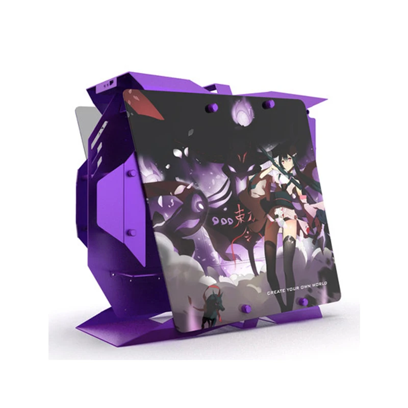 Zeaginal-carcasa ATX de aluminio para ordenador de escritorio, carcasa para juegos, refrigeración por agua, ZC-22 - imagen 5