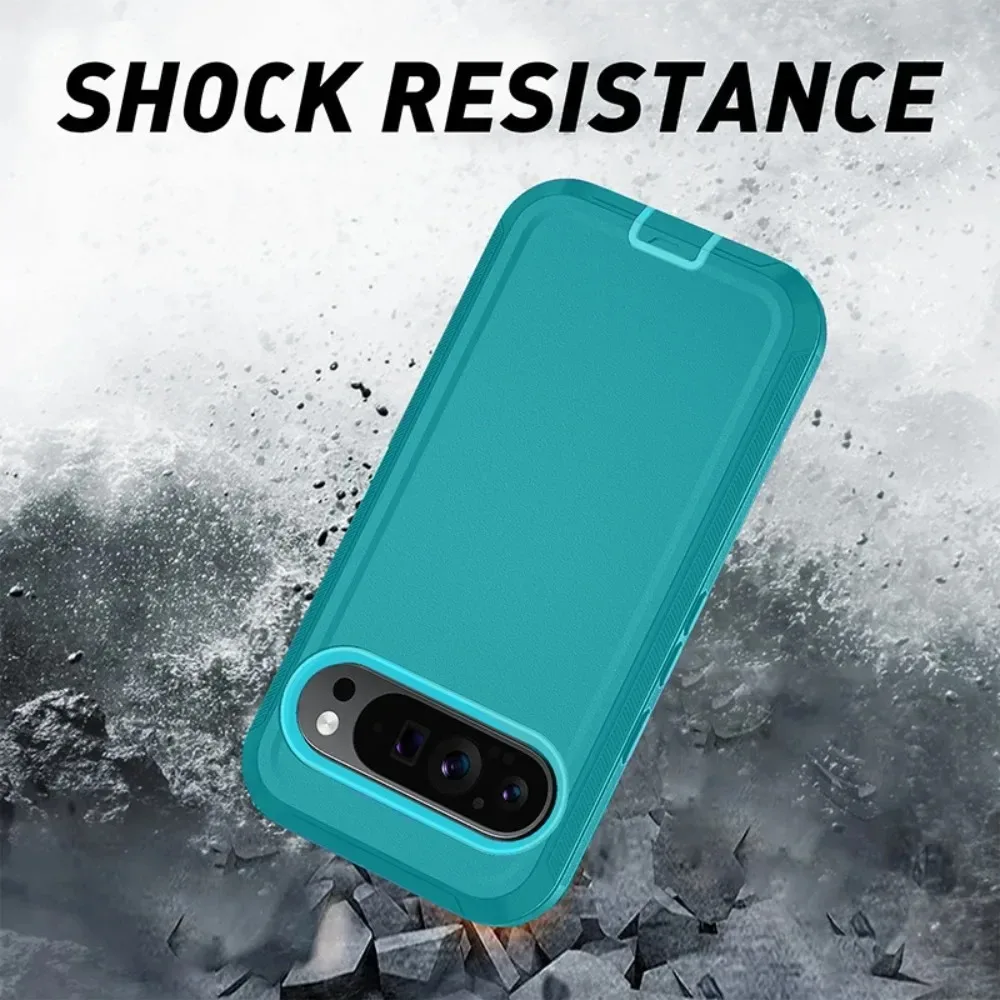 Funda de teléfono con caja resistente Ott Armor para Google Pixel 10 9 Pro XL 8Pro 9A 8A, funda protectora anticaída resistente con Clip - imagen 5