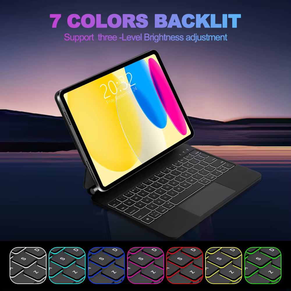 GOOJODOQ Funda Teclado Mágico iPad Pro/Air/10 – Protección Ligera - imagen 2
