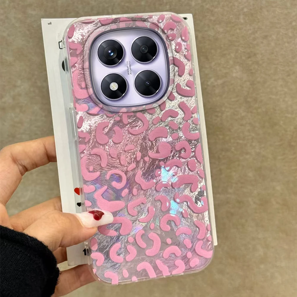 Funda de teléfono con estampado de leopardo rosa Vintage para Xiaomi Redmi Note 14 13 12 11 11S 10 10S 9 8 Pro 9C 13C 14C A3 A4 A3X 9C A1 A2 - imagen 2