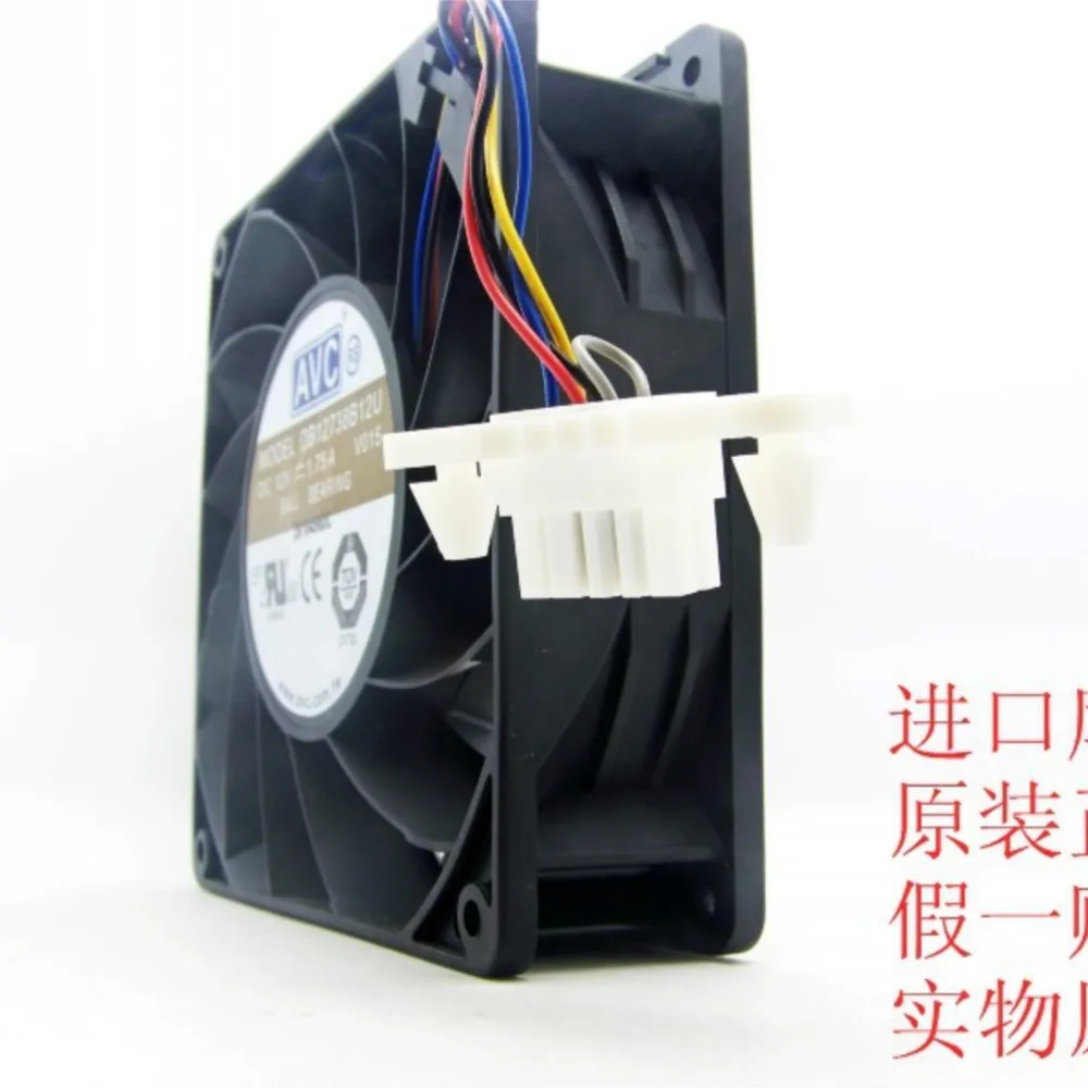 Ventilador 12038 para ventilador de ventilación industrial AVC de 120 mm, DB12738B12U, 12 V 1,75 A, refrigeración del chasis para GPU y plataformas minerarias - imagen 3
