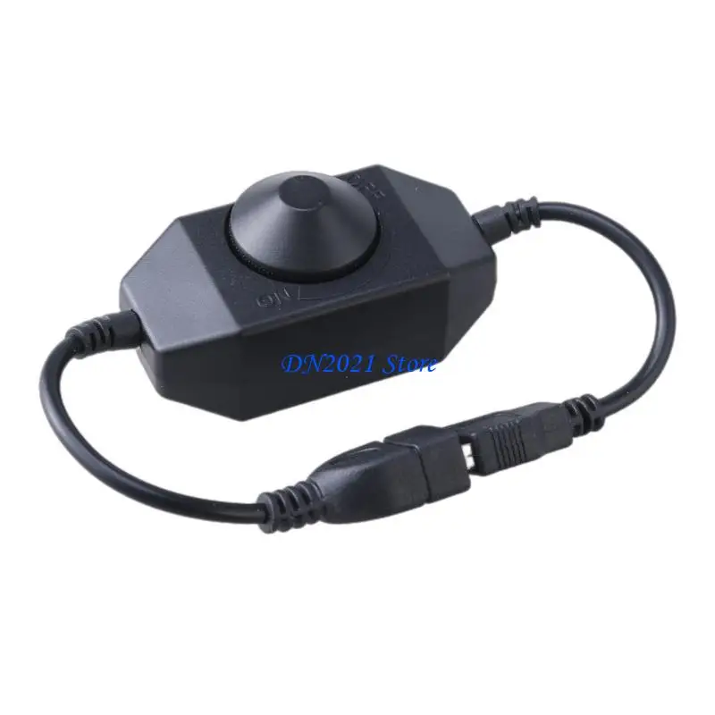 Regulador intensidad LED F3KE para tiras LED, ajuste brillo luz, controlador velocidad del ventilador