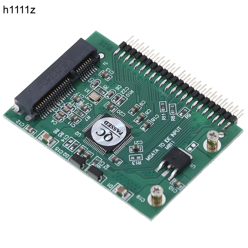 MINI PCI-E MSATA SSD, disco de estado sólido de 44 pines a 1,8 pulgadas, 3,3 V, IDE/2,5 pulgadas, 5V, tarjeta adaptadora IDE, convertidor mSATA a IDE, placa elevadora