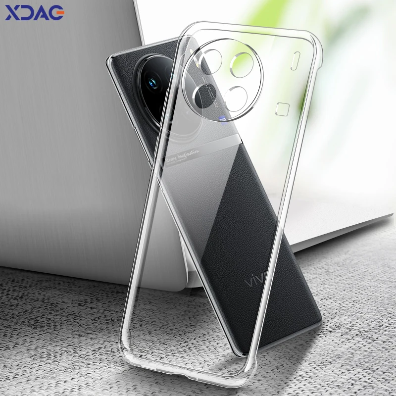 Funda de teléfono transparente ultrafina de alta calidad para VIVO X80 X90 Pro Plus Lite 5G, cubierta de cristal transparente de TPU suave, VIVOX80 VIVOX90Pro